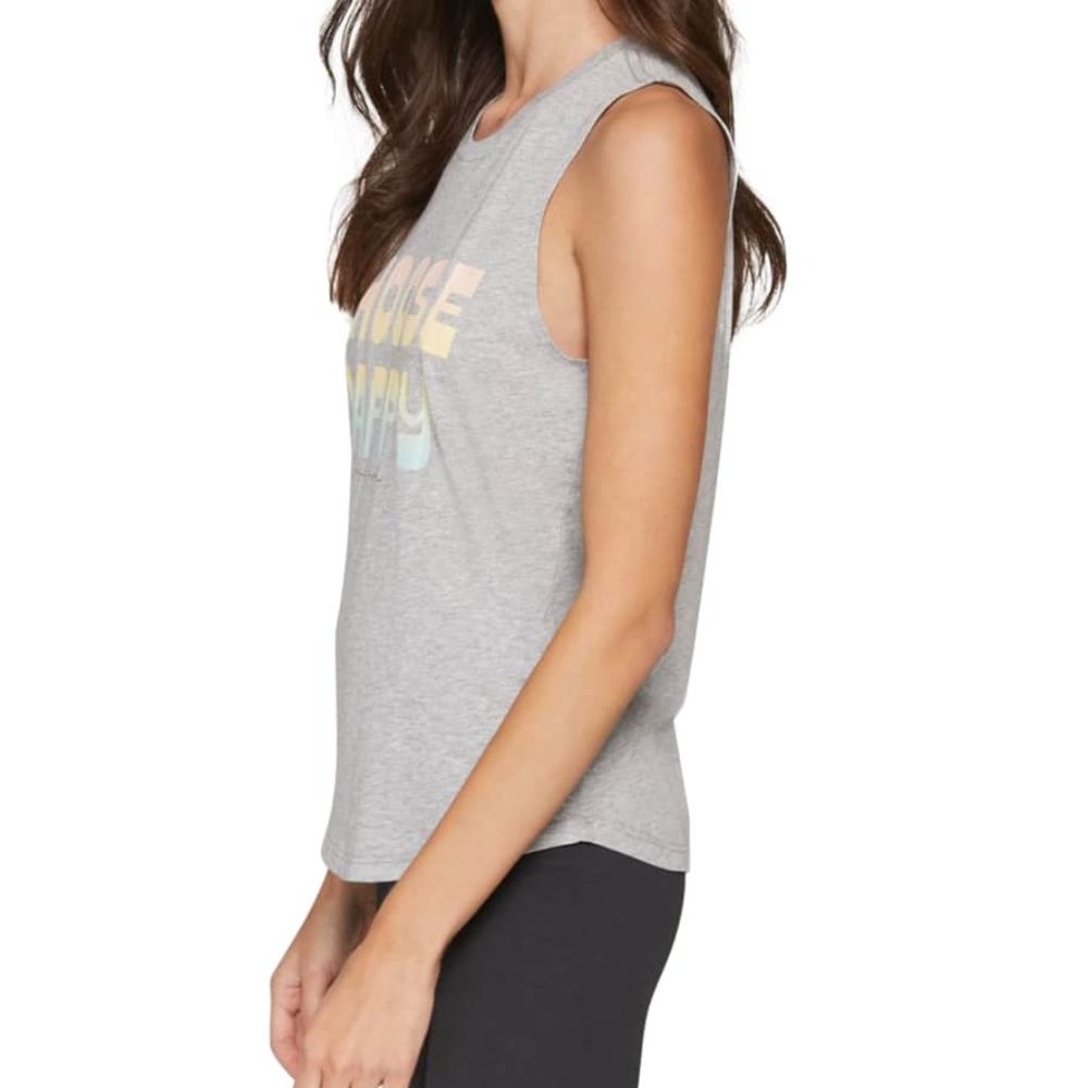 NWT Spiritual Gangster Choose Happy Muscle Tank - Picture 2 of 7